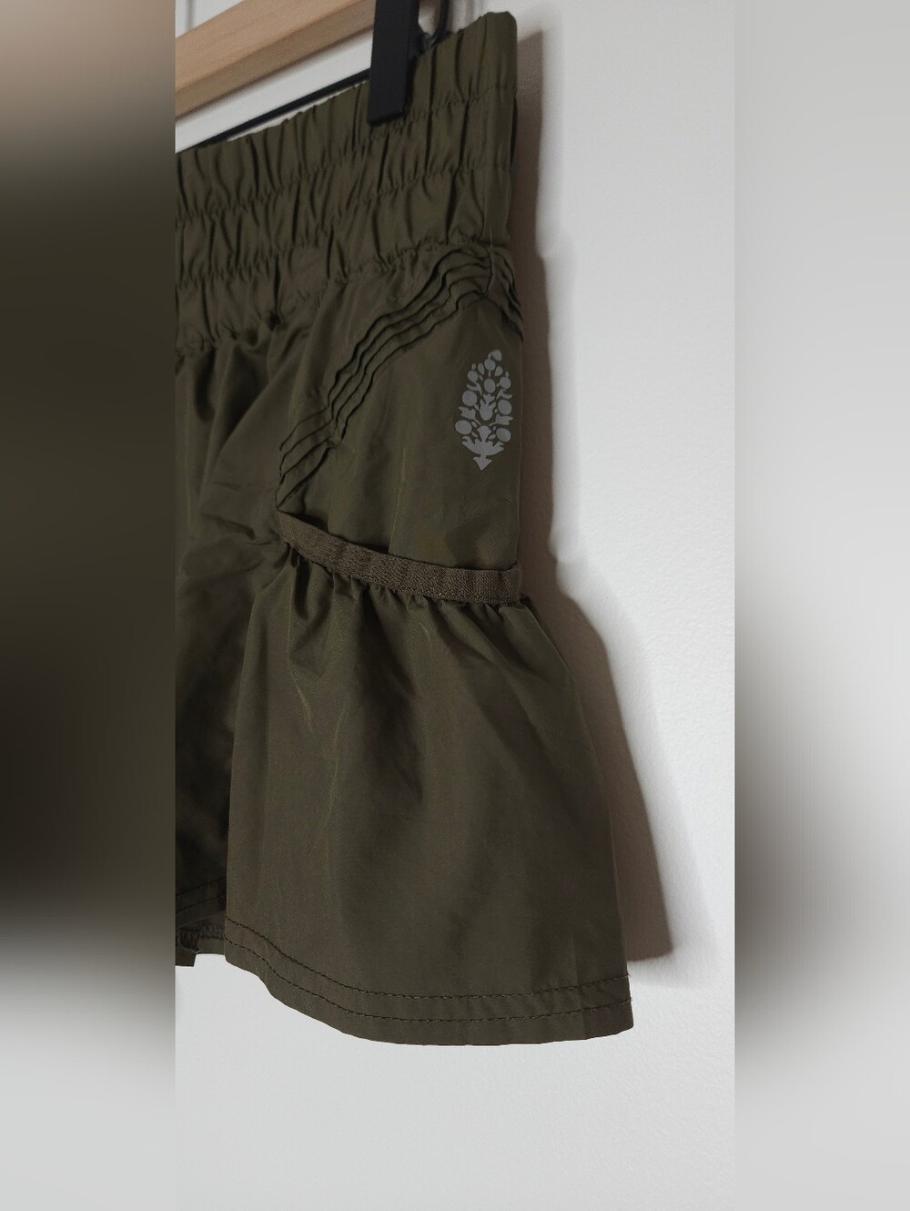 Free People Movement Olive High-Waist Athletic Shorts - Picture 4 of 8